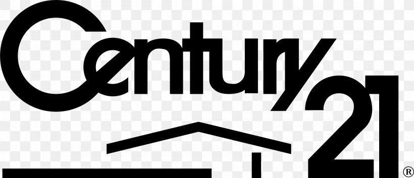 Logo Century 21 Real Estate, PNG, 2400x1034px, Logo, Area, Black And White, Brand, Century 21 Download Free