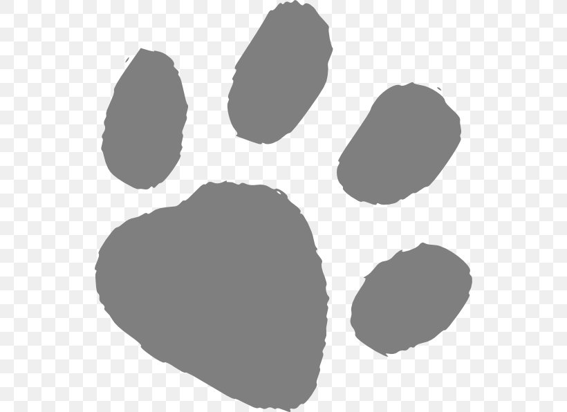 Paw Cat Dog Tiger Clip Art, PNG, 546x596px, Paw, Black, Black And White, Cat, Dog Download Free