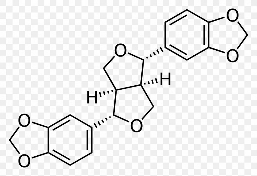 Chemical Compound Sesamin Pharmaceutical Drug Chemistry PubChem, PNG, 1472x1011px, Chemical Compound, Area, Auto Part, Biology, Black And White Download Free