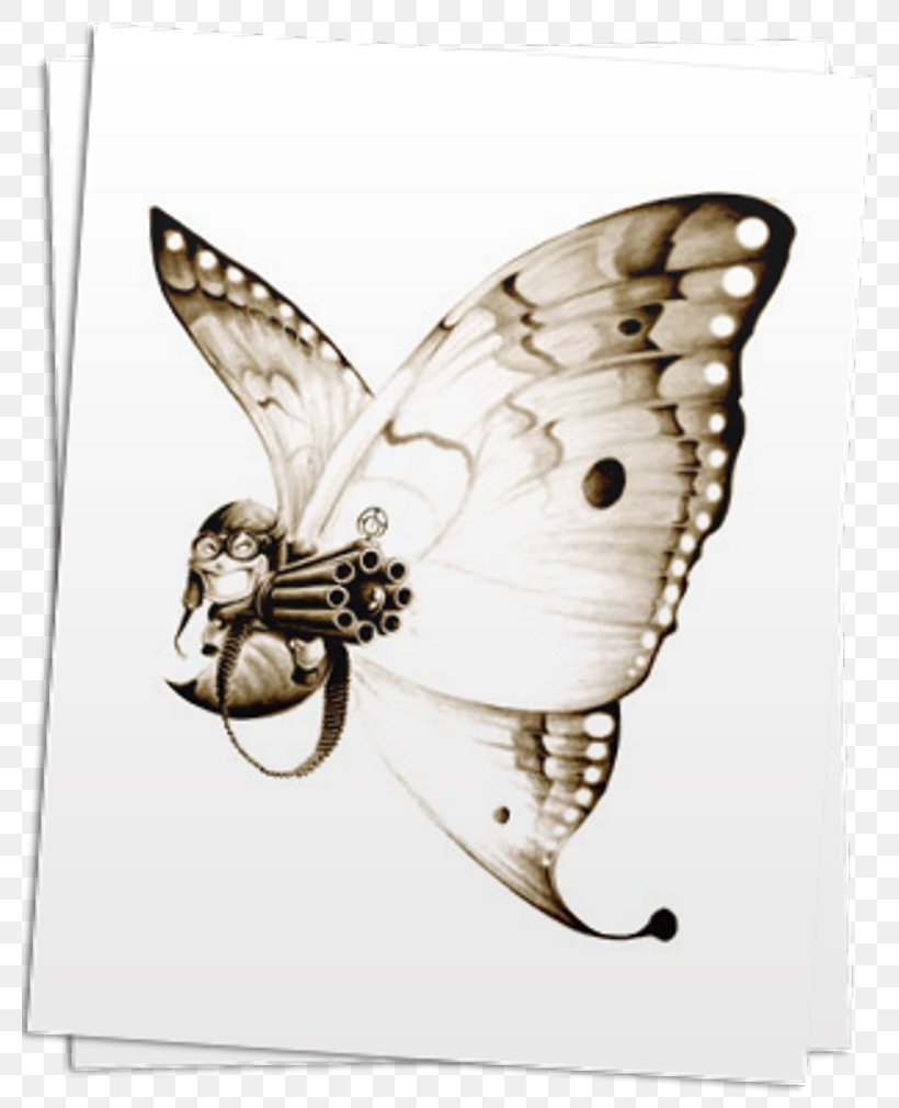 Iron Butterfly In-A-Gadda-Da-Vida Moth Drawing, PNG, 780x1010px, Butterfly, Art, Arthropod, Drawing, Inagaddadavida Download Free