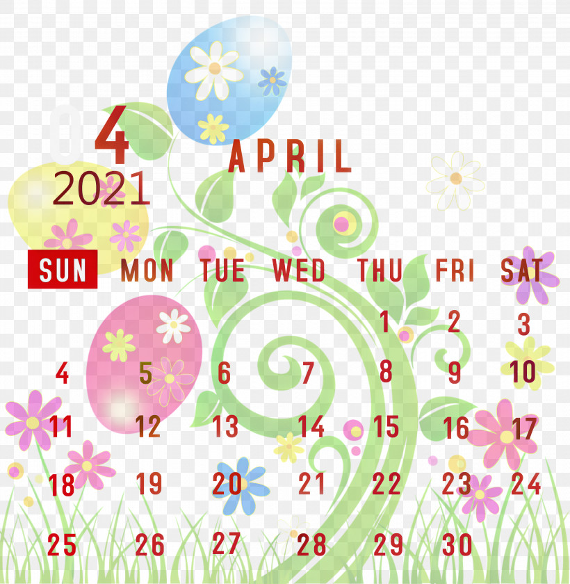April 2021 Printable Calendar April 2021 Calendar 2021 Calendar, PNG, 2928x3000px, 2021 Calendar, April 2021 Printable Calendar, Balloon, Floral Design, Geometry Download Free