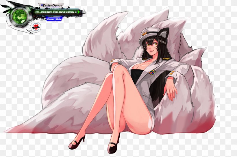 League Of Legends Ahri Nine-tailed Fox Video Games, PNG, 1280x848px, Watercolor, Cartoon, Flower, Frame, Heart Download Free