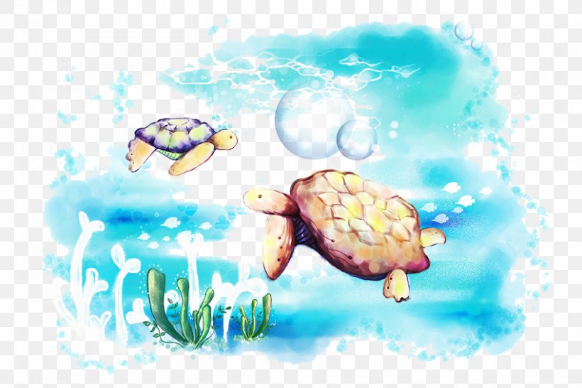 Sea Turtle Drawing, PNG, 850x567px, Turtle, Drawing, Green Sea Turtle, Marine Biology, Organism Download Free