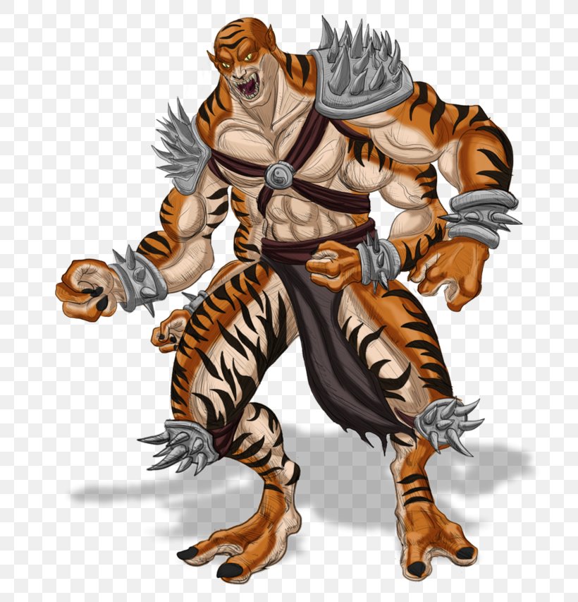 Tiger Goro Kintaro Sheeva Mortal Kombat X, PNG, 800x853px, Tiger, Art, Big Cats, Carnivoran, Cartoon Download Free