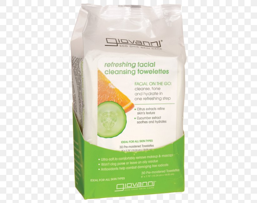 Giovanni Hair Care Products Refreshing Citrus & Cucumber Cleansing Towelettes, PNG, 650x650px, Citric Acid, Acid, Citrus, Cleanser, Cucumber Download Free