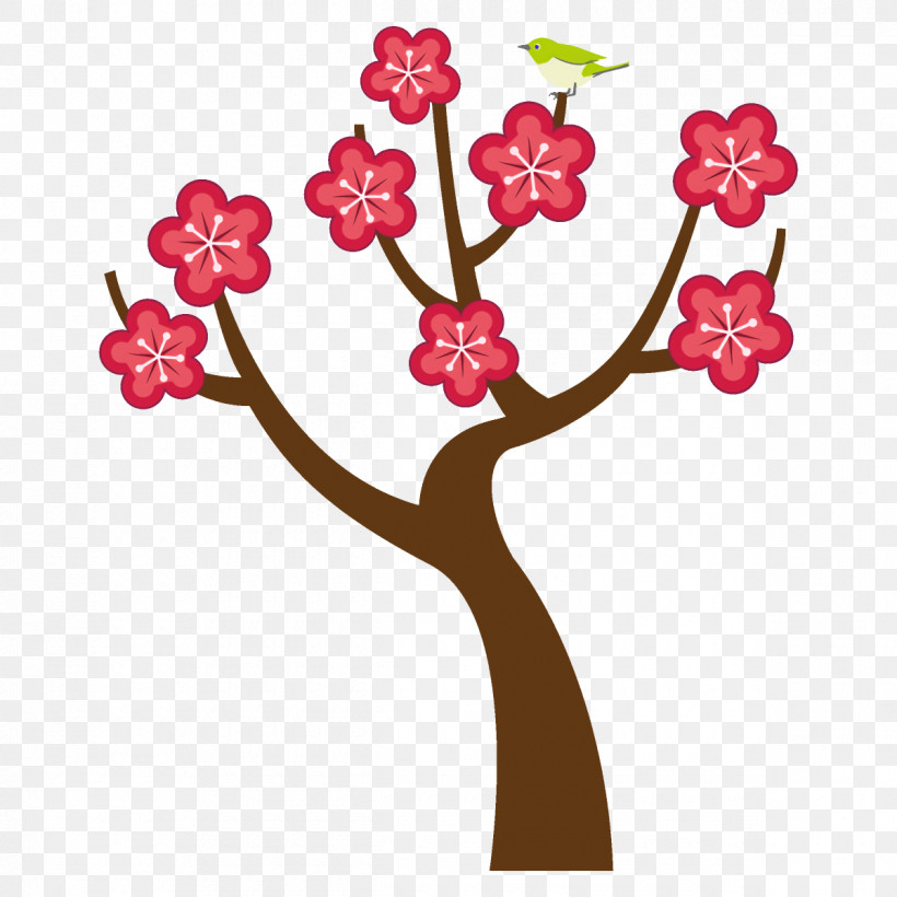 Plum Tree Plum Winter Flower, PNG, 1200x1200px, Plum Tree, Blossom, Branch, Cherry Blossom, Flower Download Free