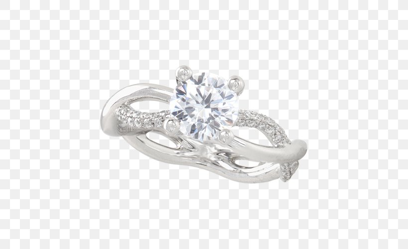 Wedding Ring Silver Jewellery Platinum, PNG, 500x500px, Ring, Bling Bling, Blingbling, Body Jewellery, Body Jewelry Download Free