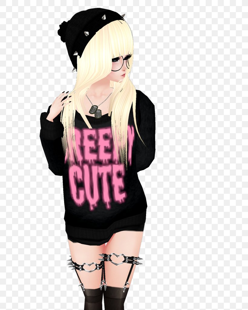 Avatar IMVU Second Life Emo Online Chat, PNG, 743x1024px, Avatar, Chat Room, Clothing, Costume, Drawing Download Free