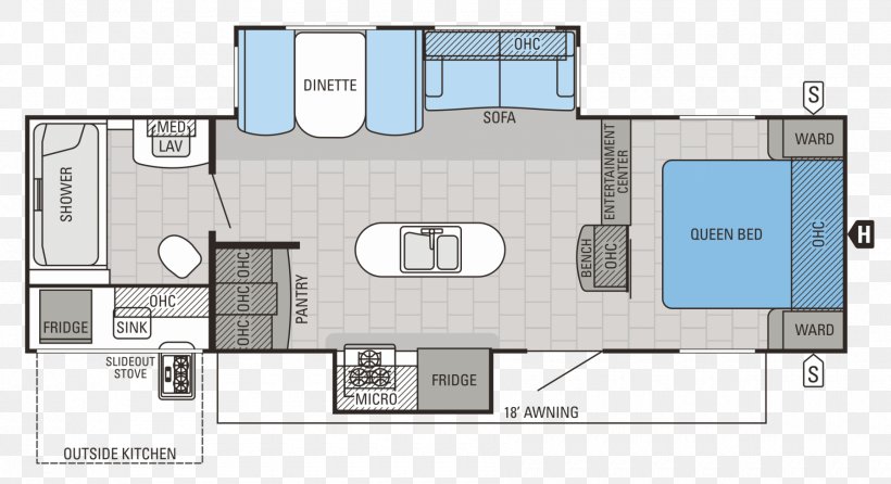 Campervans Caravan Jayco, Inc. Winnebago Industries Floor Plan, PNG, 1800x980px, Campervans, Airstream, Area, Camping World, Caravan Download Free