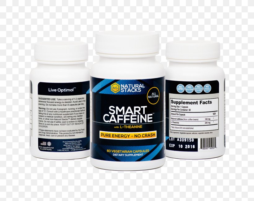 Dietary Supplement Caffeine Theanine Health Nootropic, PNG, 650x650px, Dietary Supplement, Anhydrous, Bodybuilding Supplement, Caffeine, Capsule Download Free