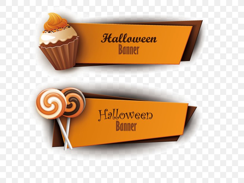 Halloween Trick-or-treating Jack-o'-lantern, PNG, 664x617px, Halloween, Banner, Brand, Cake, Candy Download Free