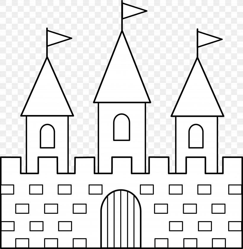 Line Art Drawing Clip Art, PNG, 5276x5405px, Line Art, Area, Black And White, Cartoon, Castle Download Free