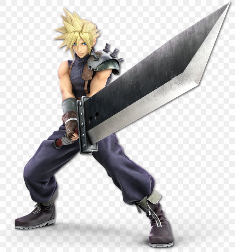 Super Smash Bros.™ Ultimate Cloud Strife Super Smash Bros. For Nintendo 3DS And Wii U Nintendo Switch Luigi, PNG, 1280x1368px, Cloud Strife, Action Figure, Bayonetta, Cold Weapon, Figurine Download Free