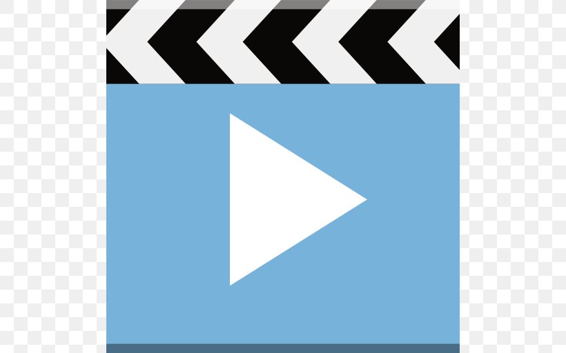 Blue Square Triangle Text, PNG, 512x512px, Showbox, Android, Blue, Brand, Freemake Video Downloader Download Free