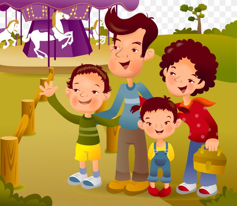 Family Cartoon Child Illustration, PNG, 2000x1736px, Family, Art, Boy, Cartoon, Child Download Free
