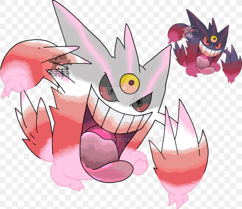 Gengar Pokémon Haunter Shadow Darkness, PNG, 1024x885px, Watercolor, Cartoon, Flower, Frame, Heart Download Free