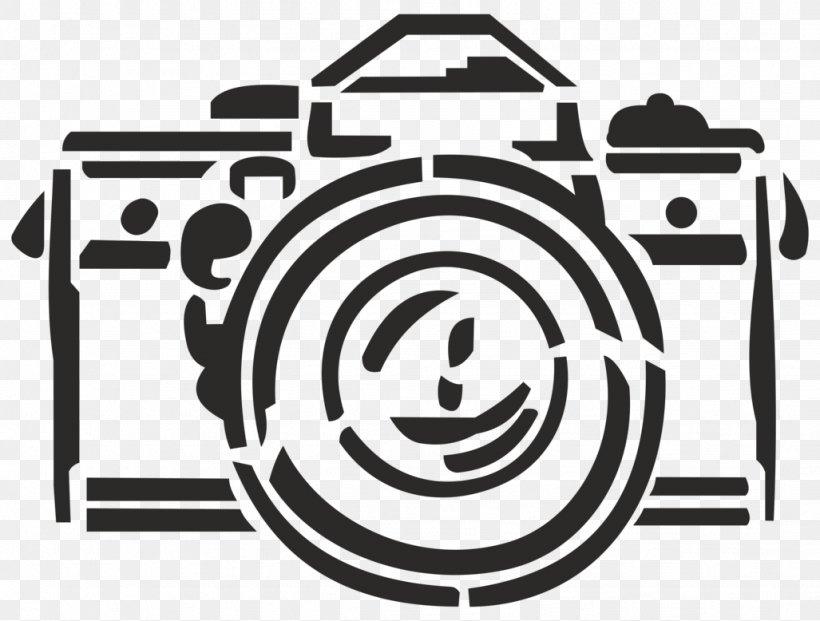 Stencil Photography Camera Clip Art, PNG, 1027x778px, Stencil, Airbrush, Art, Black And White, Brand Download Free