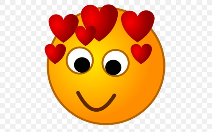 Emoticon Smiley Heart Emoji, PNG, 512x512px, Emoticon, Emoji, Happiness, Heart, Laughter Download Free