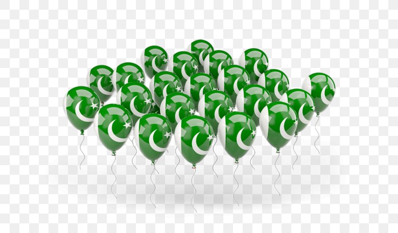 Flag Of Pakistan Balloon Pakistanis, PNG, 640x480px, Pakistan, Balloon, Flag, Flag Of Pakistan, Grass Download Free