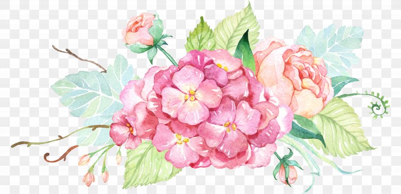 Watercolor Painting Clip Art Watercolor: Flowers, PNG, 3598x1750px, Watercolor Painting, Art, Artwork, Blossom, Branch Download Free