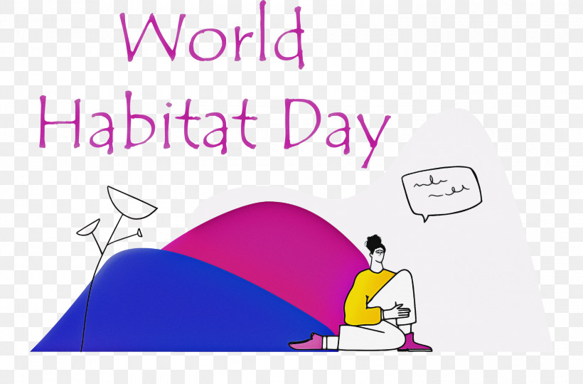 World Habitat Day, PNG, 3000x1978px, World Habitat Day, Cartoon, Logo, Social Media, Spotify Download Free