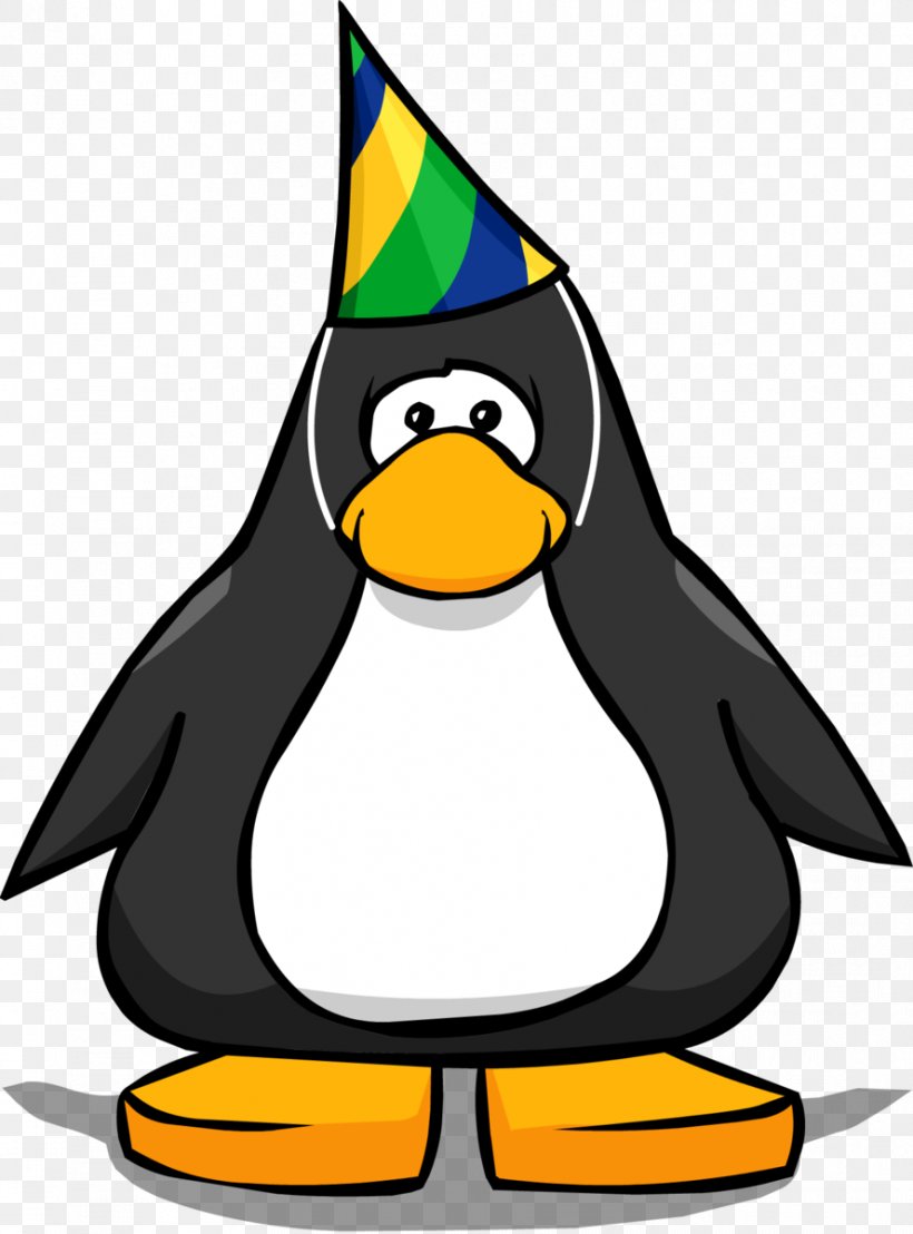 Club Penguin Party Hat Clip Art, PNG, 888x1200px, Club Penguin, Artwork, Beak, Bird, Flightless Bird Download Free