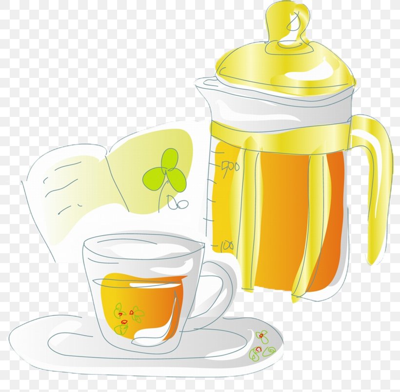 Flowering Tea Illustration, PNG, 794x805px, Tea, Ceramic, Chawan, Coffee Cup, Comics Download Free