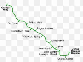 Green Lines - Rogers Avenue Station Rapid Transit Owings Mills Station Baltimore Metro Subway Green Line PNG