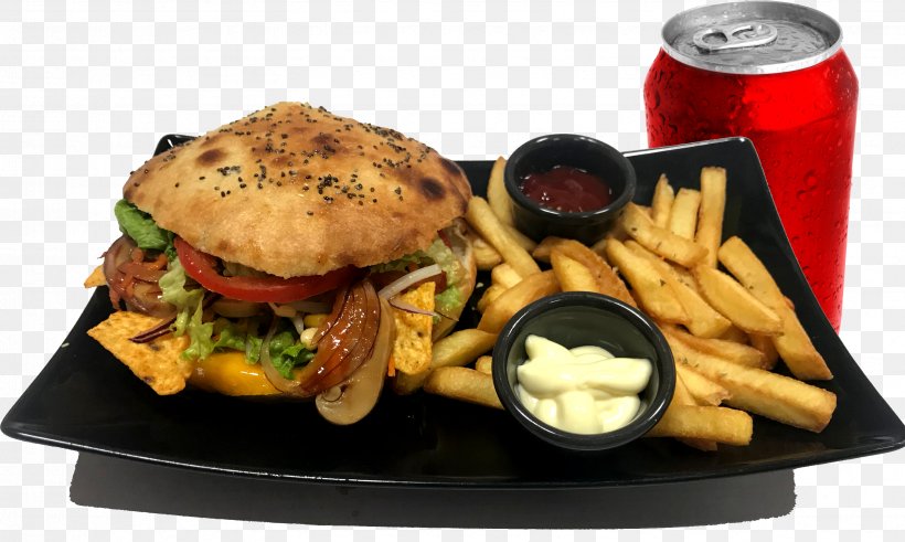French Fries Hamburger Cheeseburger Vegetarian Cuisine Pizza, PNG, 3342x2005px, French Fries, American Food, Bacon, Breakfast, Brunch Download Free