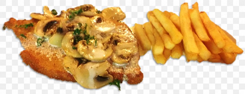 French Fries Schnitzel Hamburger Escalope, PNG, 1226x472px, French Fries, Al Forno, American Food, Breading, Cuisine Download Free