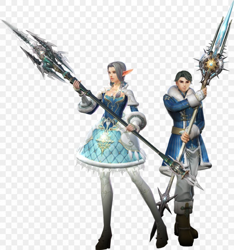 Lineage II Lineage 2 Revolution TERA Freyja, PNG, 873x933px, Lineage Ii, Action Figure, Art, Cold Weapon, Costume Download Free