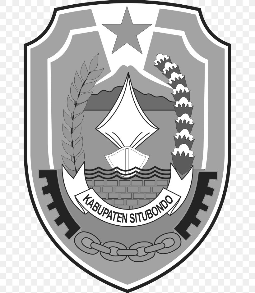 Situbondo Logo Organization Regency Corporation, PNG, 667x944px, Situbondo, Badge, Black And White, Brand, City Download Free