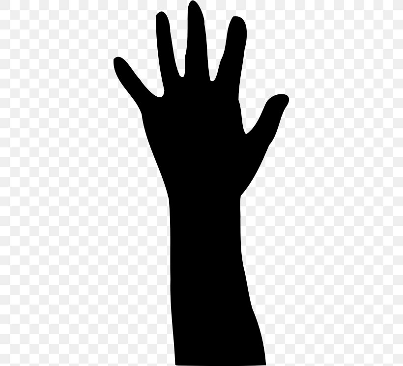Hand Finger Silhouette Clip Art, PNG, 359x745px, Hand, Black, Black And White, Finger, Photography Download Free