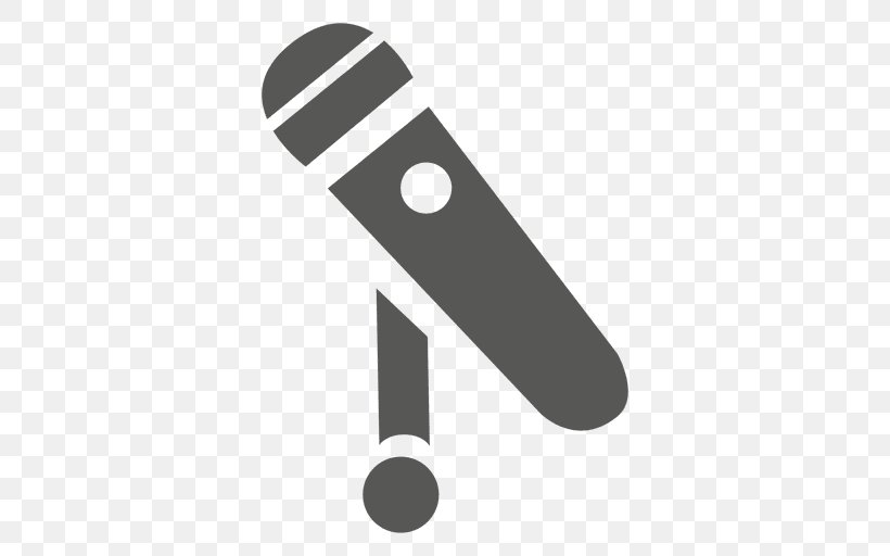Microphone Graphic Design, PNG, 512x512px, Microphone, Black And White, Hardware Accessory, Logo, Text Download Free