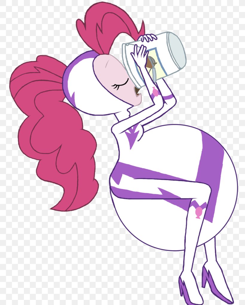 Pony Digital Art Pinkie Pie, PNG, 786x1017px, Watercolor, Cartoon, Flower, Frame, Heart Download Free