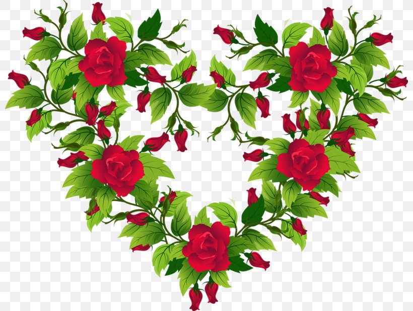 Rose Heart Clip Art, PNG, 800x618px, Rose, Annual Plant, Cut Flowers, Decoupage, Floral Design Download Free