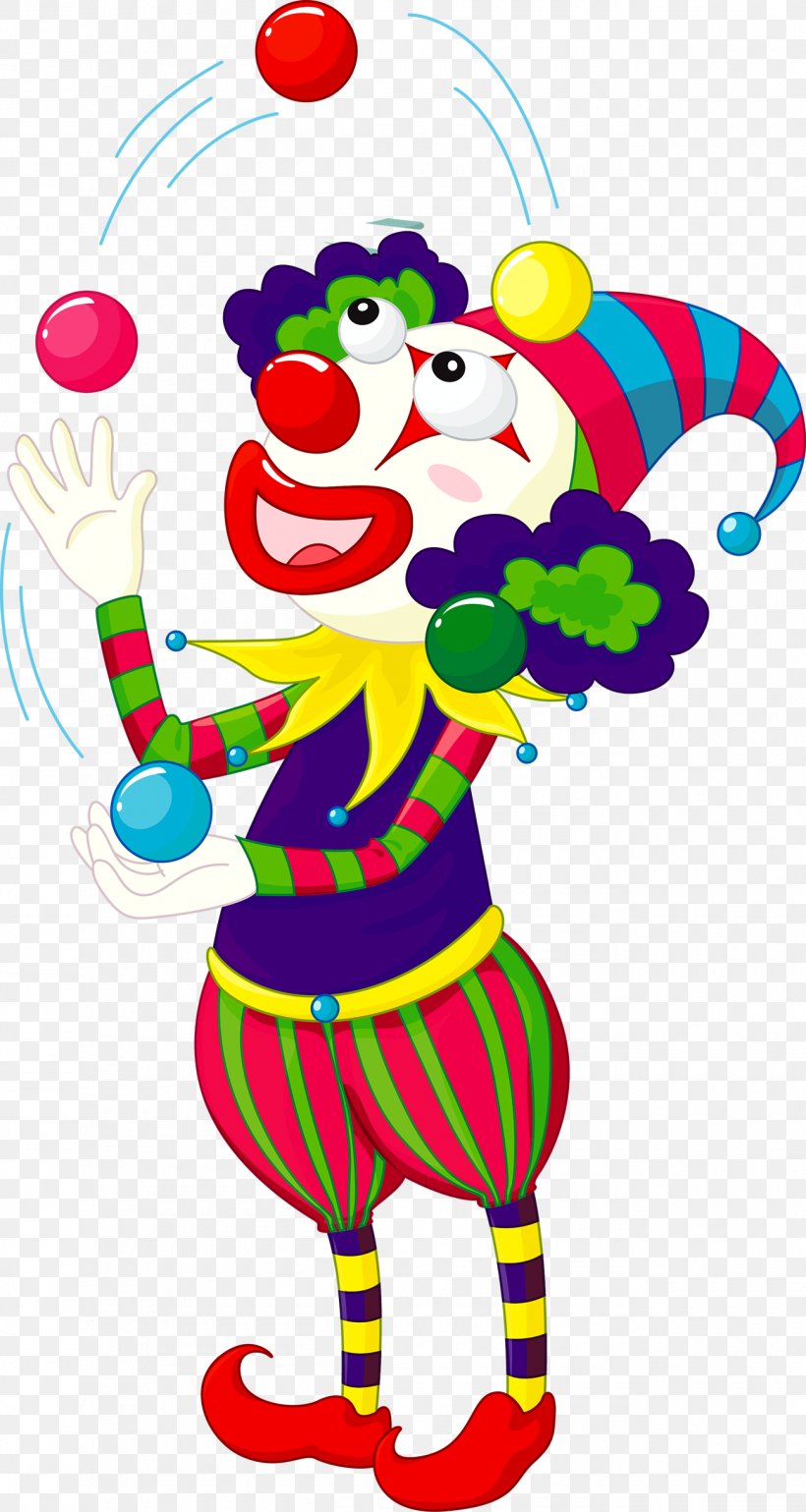 Clown Circus Juggling Illustration, PNG, 1300x2440px, Joker, Art, Artwork, Cartoon, Child Download Free