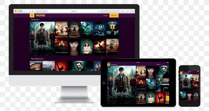 HOOQ Streaming Media Television Video On Demand Handheld Devices, PNG, 1600x850px, Hooq, Amazon Video, Customer Service, Display Advertising, Display Device Download Free