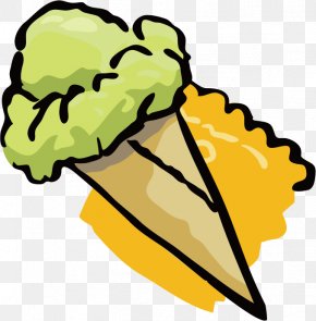 Vector Ice Cream Cones - Ice Cream Cone Sundae Clip Art PNG