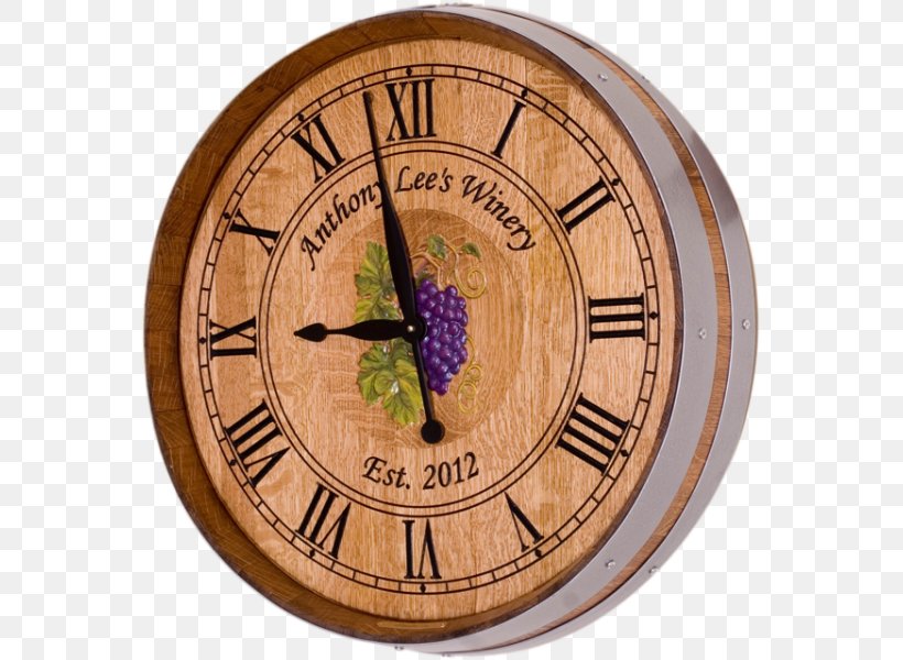 Mantel Clock Wine Alarm Clocks Barrel, PNG, 563x600px, Clock, Alarm Clocks, Bar, Barrel, Chime Download Free