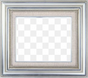Silver Frame - Picture Frames Oil Painting Silver Photography PNG