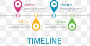 Flat Creative Time Axis - Timeline Microsoft PowerPoint Presentation Slide Template PNG