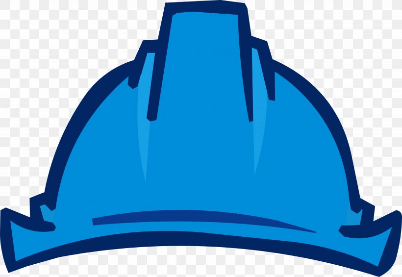 Blue Clip Art Azure Hard Hat Electric Blue, PNG, 4258x2934px, Blue, Azure, Cap, Costume Hat, Electric Blue Download Free