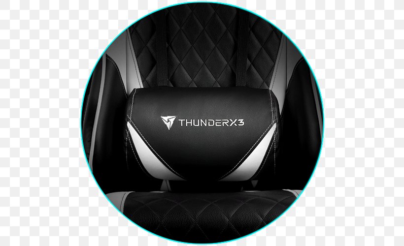 Car Seat Gaming Chair ThunderX3, PNG, 500x500px, Car Seat, Artificial Leather, Brand, Car, Car Seat Cover Download Free