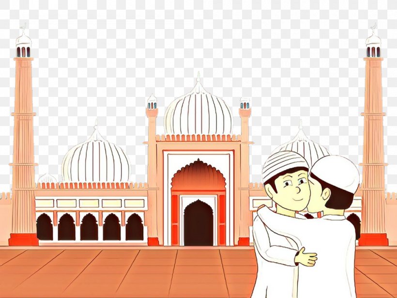 Eid Mubarak Architecture, PNG, 1000x750px, Mosque, Arch, Architecture, Building, Cartoon Download Free