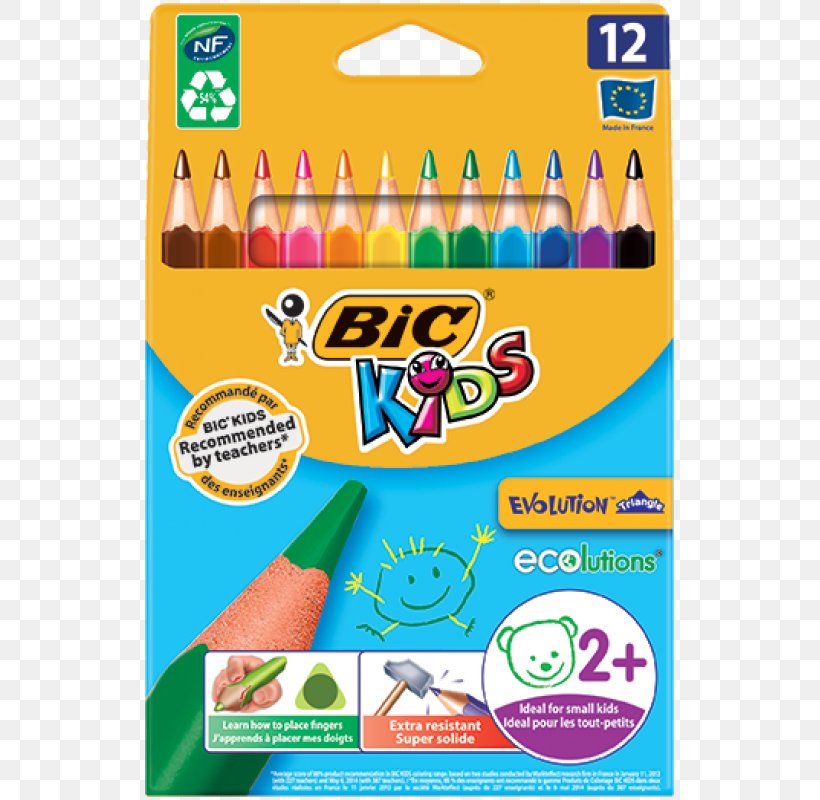 Colored Pencil Pen & Pencil Cases Marker Pen, PNG, 800x800px, Colored Pencil, Bic, Color, Crayon, Highlighter Download Free