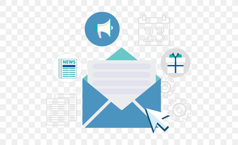 Email Vector Graphics Symbol Clip Art, PNG, 500x500px, Email, Area, Blue, Brand, Communication Download Free