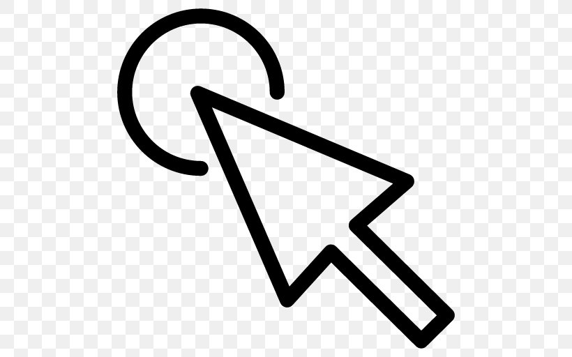Computer Mouse Pointer Point And Click, PNG, 512x512px, Computer Mouse, Area, Black And White, Csssprites, Cursor Download Free