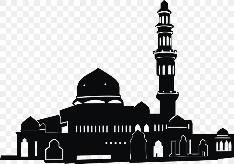 Mosque Clip Art, PNG, 960x676px, Mosque, Black And White, Brand, Building, Facade Download Free