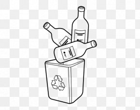 Recycle Glass - Recycling Bin Coloring Book Recycling Symbol Paper PNG